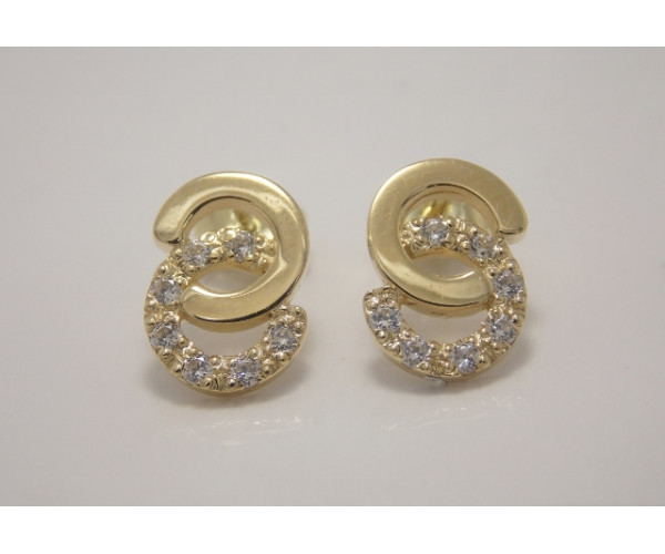 Dámske náušnice žlté zlato Gold Circles