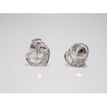 Dámske náušnice Diamond hearts