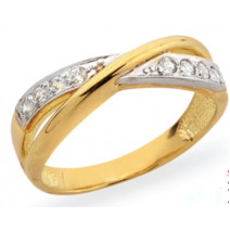 Dámsky prsteň žlté zlato Pamela JM207