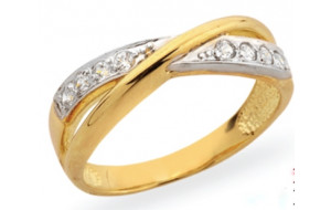 Dámsky prsteň žlté zlato Pamela JM207