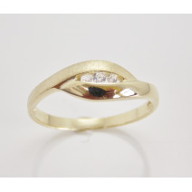 Dámsky prsteň žlté zlato Irene DF1618