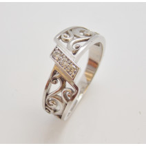 Dámsky prsteň biele zlato Afrodite DF2374