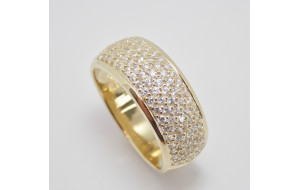 Dámsky prsteň žlté zlato Alma JM1528