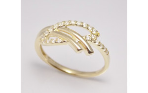 Dámsky prsteň žlté zlato Gloria JM1731