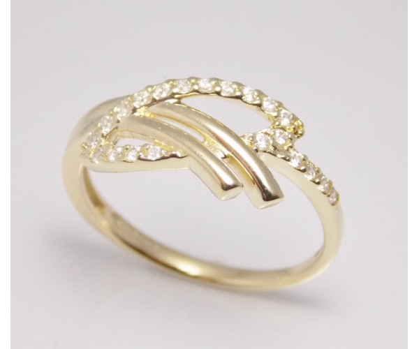 Dámsky prsteň žlté zlato Gloria JM1731