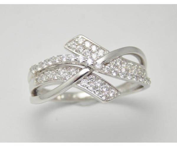 Dámsky prsteň biele zlato Michelle JM354