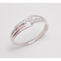 Dámsky prsteň biele zlato Cannes JM281