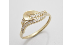 Dámsky prsteň žlté zlato Sonia JM1810