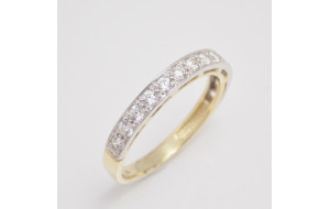 Dámsky prsteň žlté zlato  Shine Line JM363