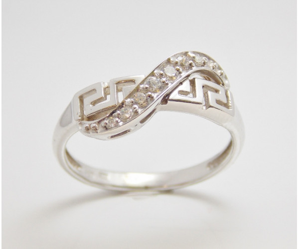 Dámsky prsteň biele zlato Olympia JM287