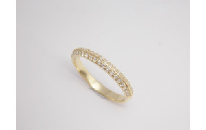 Dámsky prsteň žlté zlato Katherine II
