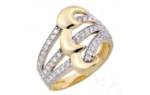 Dámsky prsteň žlté zlato Harper  JM1798