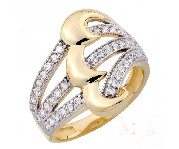 Dámsky prsteň žlté zlato Harper  JM1798