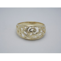 Dámsky prsteň zo žltého zlata Ornament