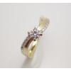 Prsteň s diamantom GIA 0,34 ct zo žltého zlata Collyn Prsteň s diamantom GIA 0,34 ct zo žltého zlata Collyn