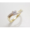 Prsteň s diamantom GIA 0,34 ct zo žltého zlata Collyn Prsteň s diamantom GIA 0,34 ct zo žltého zlata Collyn