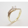 Prsteň s diamantom GIA 0,34 ct zo žltého zlata Collyn Prsteň s diamantom GIA 0,34 ct zo žltého zlata Collyn