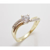 Prsteň s diamantom GIA 0,34 ct zo žltého zlata Collyn Prsteň s diamantom GIA 0,34 ct zo žltého zlata Collyn