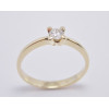 Prsteň s diamantom 0,18 ct zo žltého zlata Promise