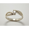 Prsteň s diamantom 0,25 ct z bieleho zlata New Model