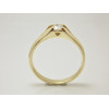 Prsteň s diamantom 0,18 ct zo žltého zlata Secret Hearts