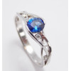 Prsteň so zafírom a diamantmi Blue Mood