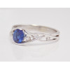 Prsteň so zafírom a diamantmi Blue Mood