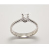 Prsteň s diamantom GIA 0,34 ct z bieleho zlata Lady