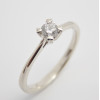Prsteň s diamantom 0,23 ct  z bieleho zlata Selena