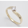 Prsteň s diamantom 0,19 ct zo žltého zlata Andromeda 