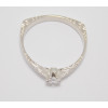 Prsteň s diamantom 0,15 ct z bieleho zlata Country