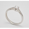 Prsteň s diamantom 0,215 ct z bieleho zlata  Venezia