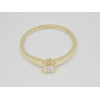 Prsteň s diamantom zo žltého zlata 0,15 ct Spring