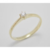 Prsteň s diamantom 0,08 ct  zo žltého zlata Amaya