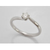 Prsteň s diamantom 0,18 ct z bieleho zlata Softly Elegance