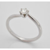 Prsteň s diamantom 0,18 ct z bieleho zlata Softly Elegance