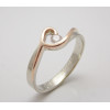 Prsteň s diamantom 0,11 ct Small Heart WR