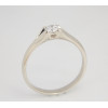 Prsteň s diamantom 0,20 ct z bieleho zlata Secret Hearts