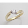 Prsteň s diamantom 0,17 ct zo žltého zlata Andromeda 