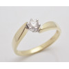 Prsteň s diamantom 0,17 ct zo žltého zlata Andromeda 
