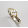 Prsteň s diamantom 0,13 ct  Small Heart WY