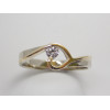 Prsteň s diamantom 0,13 ct  Small Heart WY