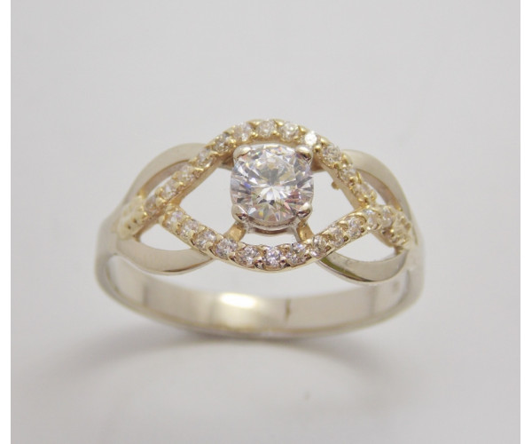 Prsteň s diamantom GIA 0,34 ct Sunset 
