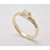 Prsteň s diamantom 0,17 ct zo žltého zlata Glow diamond