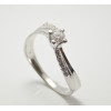 Prsteň s diamantom 0,19 ct z bieleho zlata Collyn