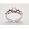 Prsteň s diamantom GIA 0,44 ct Touch Of Hearts