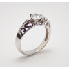 Prsteň s diamantom GIA 0,44 ct Touch Of Hearts
