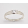 Prsteň s diamantom 0,145 ct z bieleho zlata River