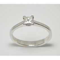 Prsteň s diamantom GIA 0,32 ct z bieleho zlata Dream