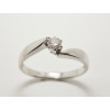 Prsteň s diamantom 0,17 ct z bieleho zlata Andromeda 